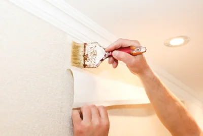 Pose de papier peint à Goult — revêtements muraux et toiles de verre